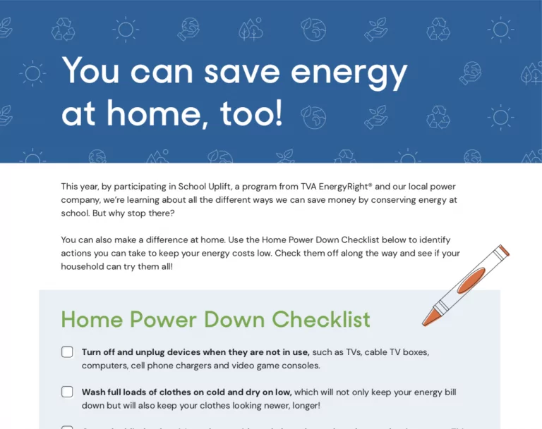 Take Home Student Engagement Flyer