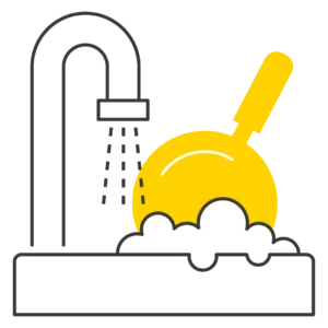 washing dishes icon