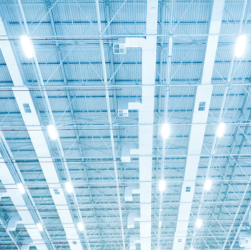 Energy efficient industrial LED lighting