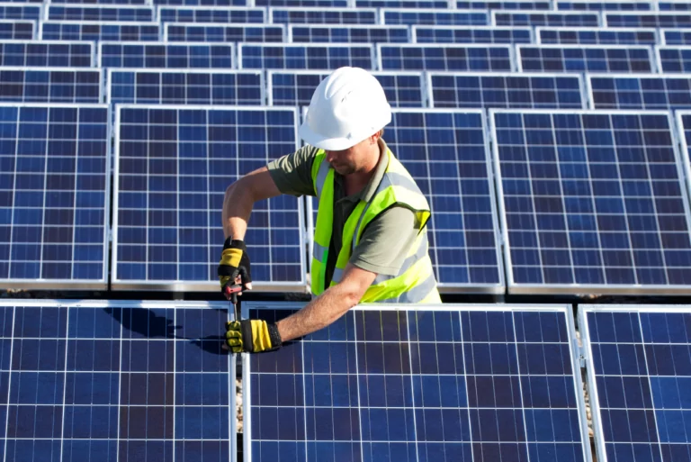 Installing solar panels